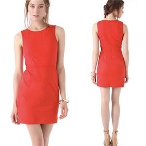 Theory Cherry Red Sheath Dress